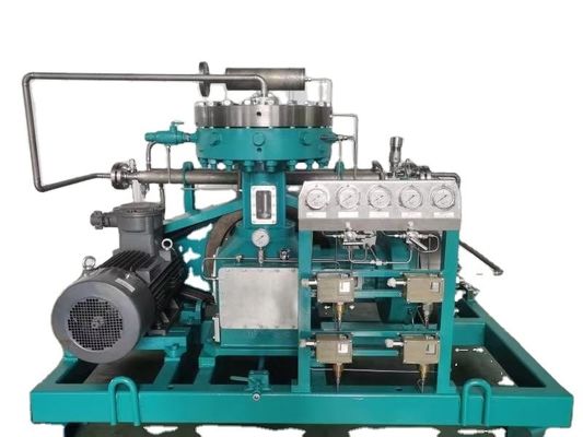 Компрессор диафрагмы Газ Воздух Водород 55кВт Водород Высокая рабочая эффективность Вход 2мпа Поток разряда 240нм3/ч H2